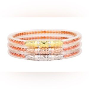 BuDhaGirl Three Queens All Weather Bangles. Flame (SM)